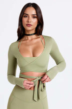 AeroLuxe Long-Sleeve Flow Top