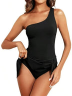 AeroMono One-Shoulder Premium Swimsuit