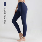 High Waist Yoga Pants with Side Pockets