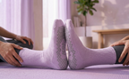 Non-Slip Cotton Yoga Socks for Women