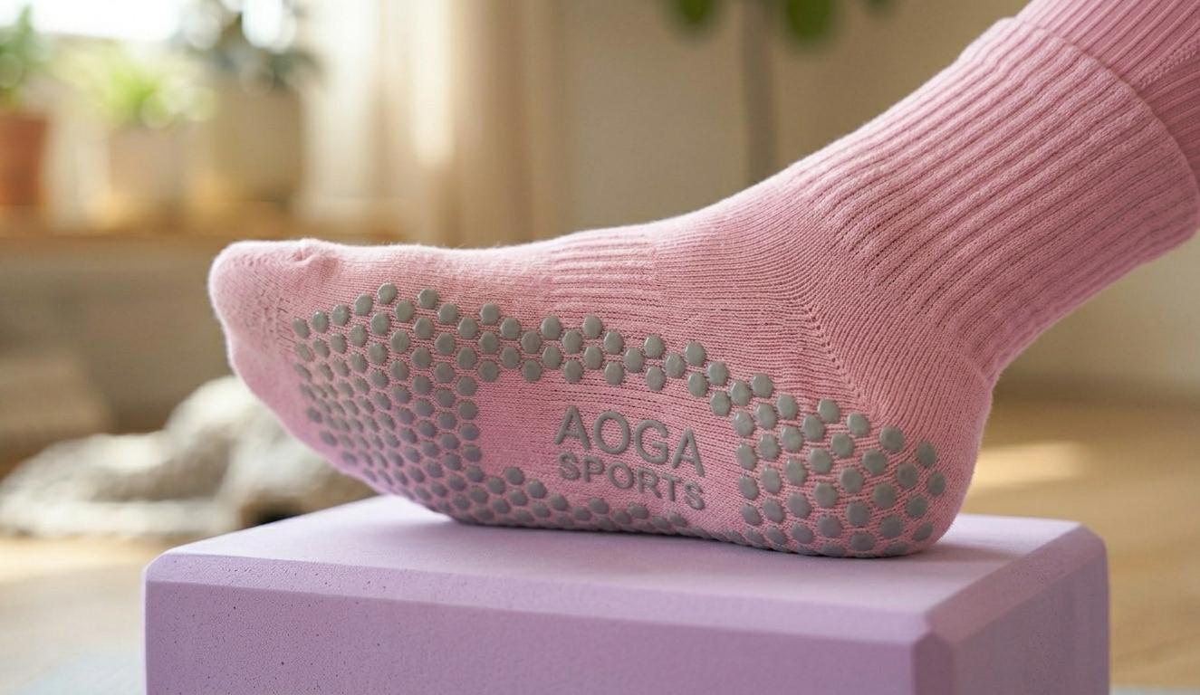 Non-Slip Cotton Yoga Socks for Women