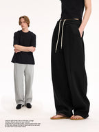 Knitted Cotton Casual Straight Pants