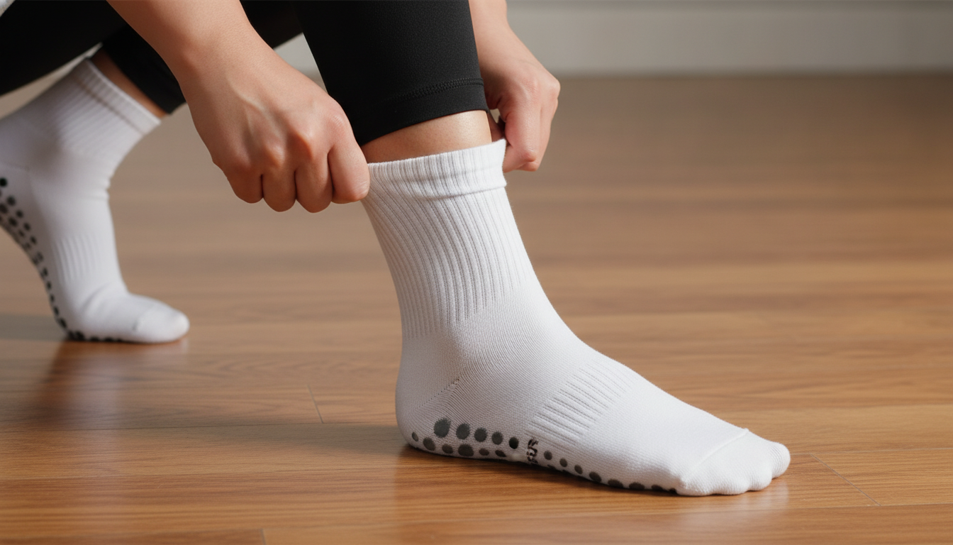 Non-Slip Cotton Yoga Socks for Women