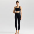 High Waist Yoga Bra and Leggings Set