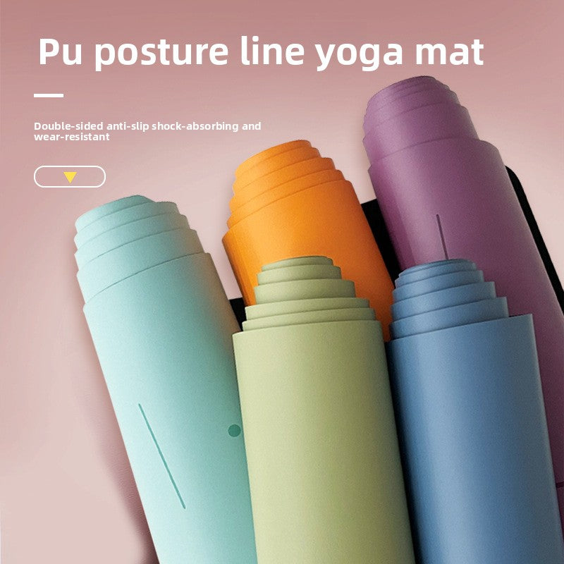 Professional natural rubber yoga mat