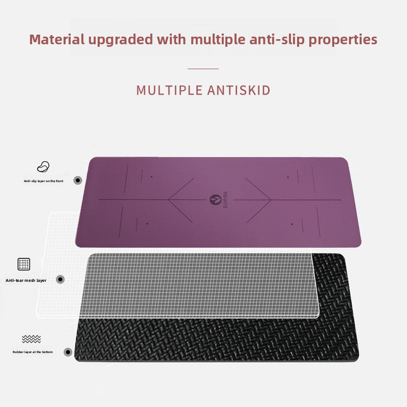 Professional natural rubber yoga mat