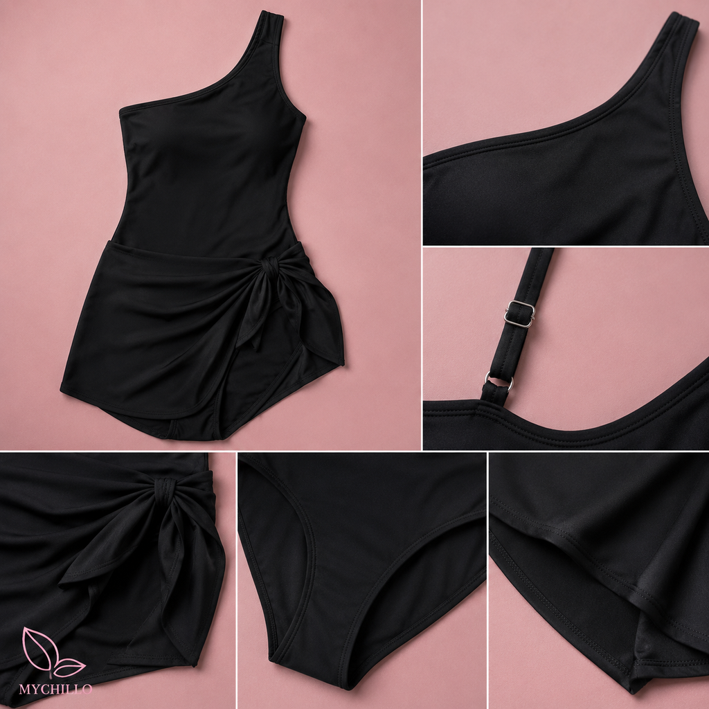 AeroMono One-Shoulder Premium Swimsuit