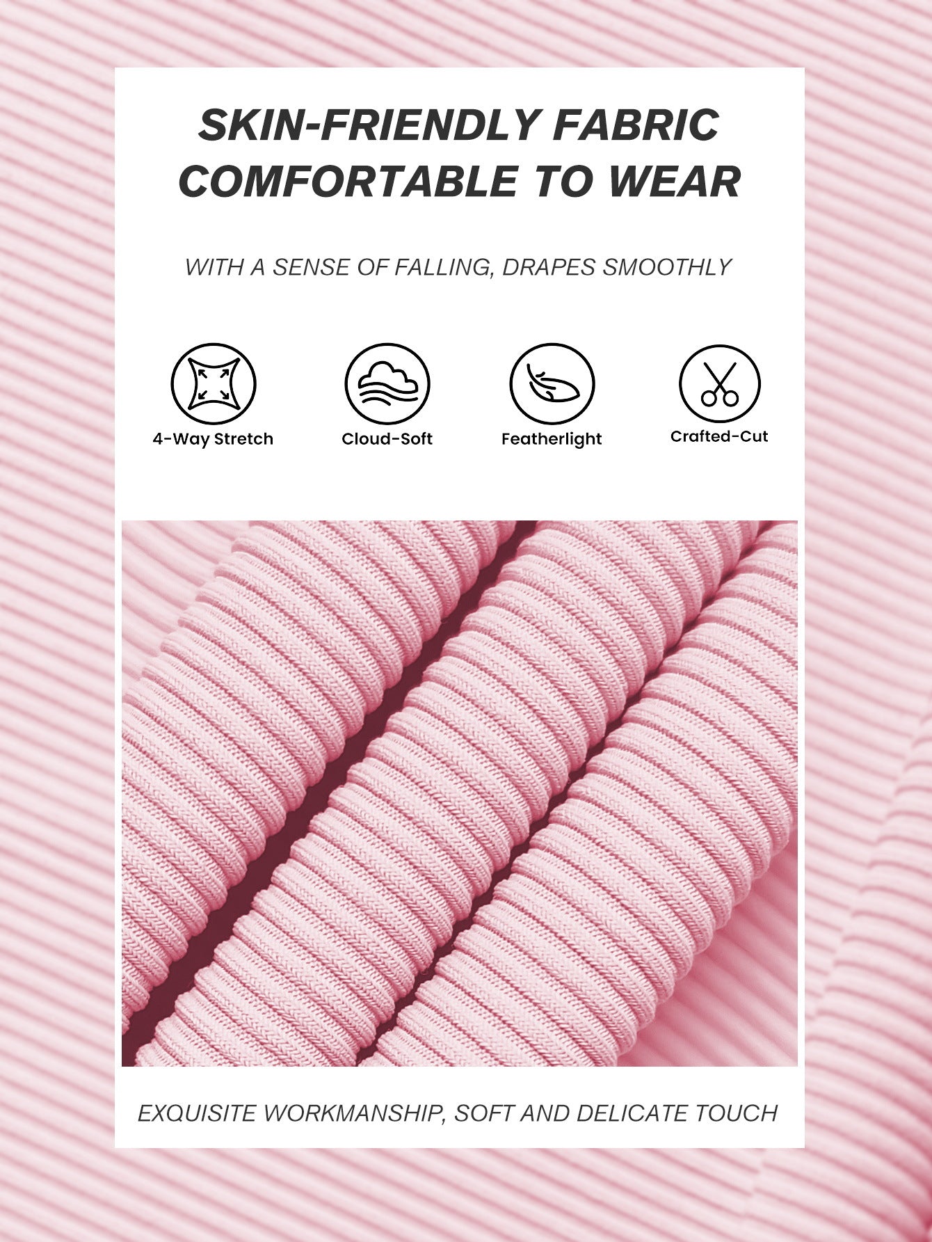 Womens Ribbed High-Waisted Sportswear Set