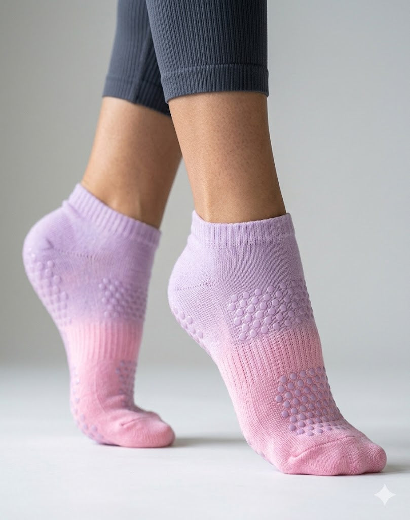 AeroAura Tie-Dye Luxury Yoga Socks
